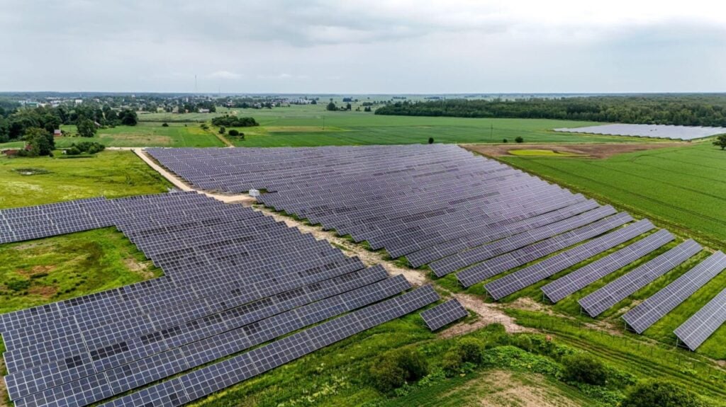 Solar park in Latvia from independent power producer Sunly.