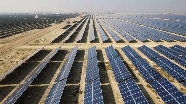 A solar project in Pakistan.
