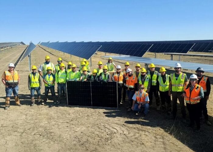 EPC work at a solar project.