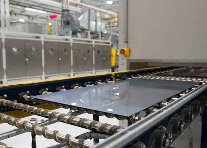 A First Solar manufacturing facility.