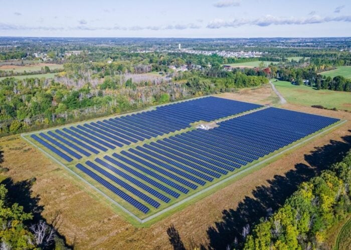 A Nexamp community solar project.